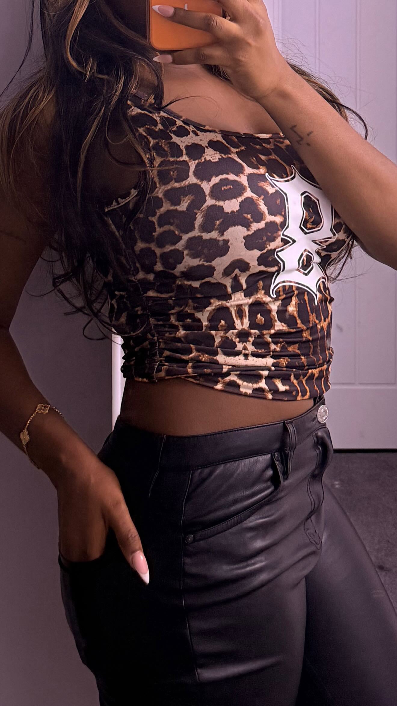 WMNS CROPPED CHEETAH OCTANE VEST